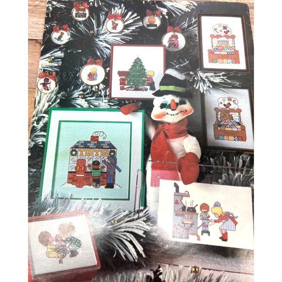 Charted Christmas Kids Cross-Stitch Pattern Book By Rachel Crissinger - Picture 2 of 3